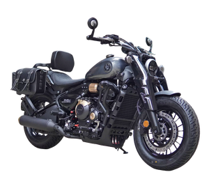 Nouvelle barre de protection moteur Zongshen <span class=keywords><strong>Cyclone</strong></span> RA600 en acier au carbone, pare-chocs anti-chute noir épais pour moto tout-terrain/route/usage mixte - Product Image 3