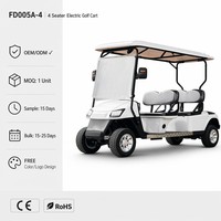 Voiturette de golf électrique Tarion 4 places, batterie lithium 72V, direction à crémaillère, pneus larges, brevet de sécurité pour la descente en pente, vente en gros, 3.5KW