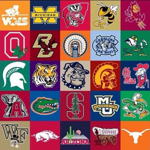 Écusson brodé thermocollant avec logo d'équipe de football américain NCAA pour vêtements - Product Image 3