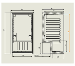 Réfrigérateur <span class=keywords><strong>Vitrine</strong></span> Vertical 90L avec Porte Vitrée, Capacité 56 Bouteilles, 3 Étagères, Classe Énergétique A, Réfrigérateur de Présentation de Boissons pour Magasin - Product Image 2