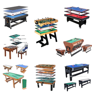 <span class=keywords><strong>Tavolo</strong></span> <span class=keywords><strong>Multigioco</strong></span> Rotante 4-in-1 da 8FT, Nuovo Design alla Moda, con <span class=keywords><strong>Biliardo</strong></span> Carom/Air Hockey/Tennis/<span class=keywords><strong>Biliardo</strong></span> Portatile, Struttura in MDF - Product Image 6