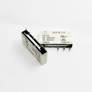 Relais de puissance moyenne ultra petits normalement ouverts à 4 broches HF41F-5/12/24-HS - Product Image 1