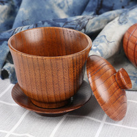 Tasse Jujube Gravée avec Logo Personnalisé en Gros, Mug Naturel en Bambou pour Thé ou Bière, Idéal pour Fêtes et Boissons