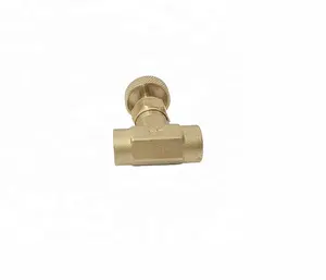 High Pressure Brass Needle Valve 3/8 NPT Male X 3/8NPT Female