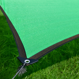 Voile d'ombrage carrée en HDPE tissé, filet d'ombrage 50% noir pour jardin, serre, agriculture et usage extérieur - Product Image 5