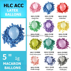 ลูกโป่งมาการองสีสันหลากหลายขนาด 5 นิ้ว แบบปรับแต่งได้ของ HLC ลูกโป่งใสสำหรับงานปาร์ตี้ ของชำร่วยงานแต่งงาน ตกแต่งห้องวันเกิด - Product Image 3