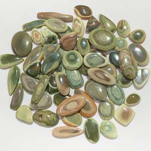 Jaspe Imperial, Cuarzo Verde Natural, Gema Suelta Redonda de 20 mm para Joyería, Calidad AAAAA para Collar - Product Image 5