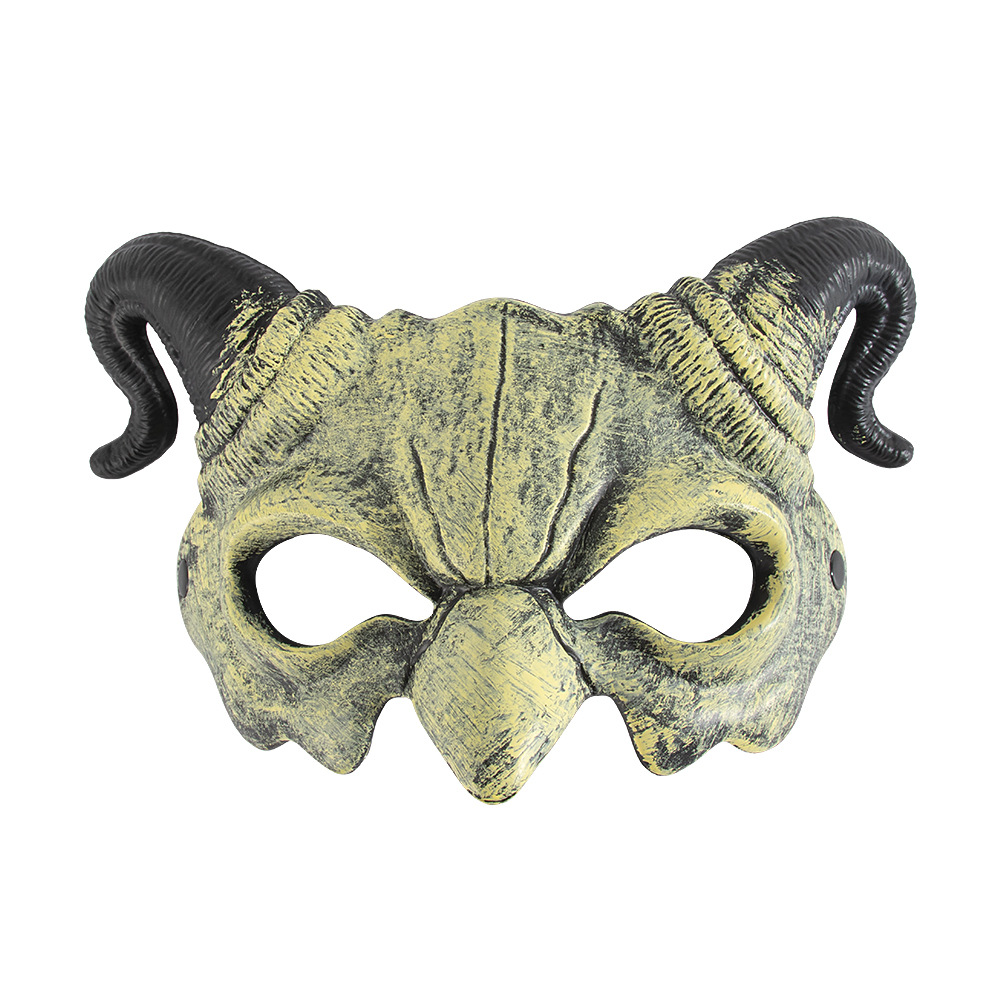 Máscara de demonio blanco