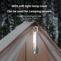 Helius usine vente chaude Portable Mini Zoomable COB torche lumière Camping en plein air travail lumière lampe de poche Rechargeable