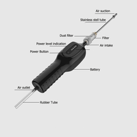 Sonde d'échantillonnage de gaz portable à main avec tube connecté 1000 ML/min Filtre à poussière Pompe d'échantillonnage d'air portable avec détecteur de gaz