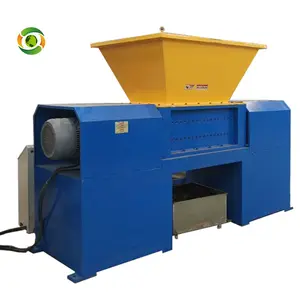 Double Shaft Shredder Twin Shaft Shredder Machine Plastic Shredder Rubber Tires Crushing Machine