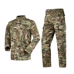 American ACU Camouflage BDU Combat Jacket Tactical Uniform Suit Set For Men