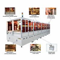 Machine de collage automatique complète LOCA pour colle aqueuse, avec fonction de raclage et de revêtement, alignement CCD, compensation automatique de la dégommage de la colle, TP FOG LCM, garantie 1 an