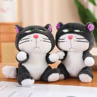 Peluche chat Lucifer original et tendance, en coton PP, coussin cadeau pour garçons et filles, animal en peluche câlin pour enfants, pour le sommeil