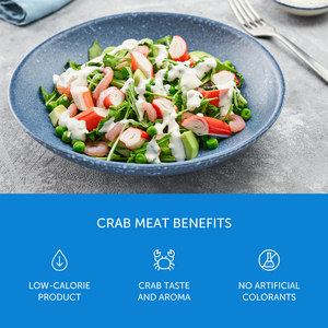 Imitation de chair de crabe Santa Bremor 200 g, produit surimi, vente en gros auprès du fabricant - Product Image 4
