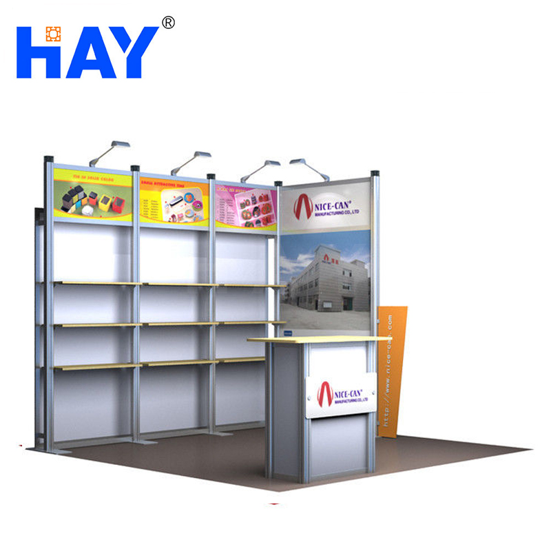 3x3 Stand D'exposition En Aluminium de Conception et Construction