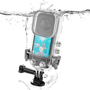 Carcasa subacuática <span class=keywords><strong>Insta</strong></span> 360 de plástico de alta calidad, estuche de buceo impermeable de 45M para <span class=keywords><strong>c</strong></span>ámara Insta360 ONE X3 - Product Image 1