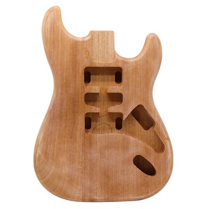 Cuerpo de <span class=keywords><strong>guitarra</strong></span> Ash ST personalizado, barril de <span class=keywords><strong>guitarra</strong></span> en blanco, cuerpo de <span class=keywords><strong>guitarra</strong></span> eléctrica sin terminar a la venta - Product Image 1