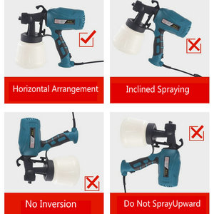<span class=keywords><strong>Pistolet</strong></span> de peinture de haute qualité pour les murs de voitures <span class=keywords><strong>pistolet</strong></span> électrique <span class=keywords><strong>pistolet</strong></span> pulvérisateur portatif - Product Image 5
