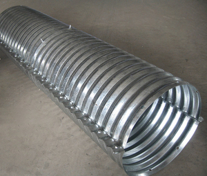 Tubo sotterraneo semicircolare tubo d'acciaio ondulato zincato canale sotterraneo ad arco - Product Image 1