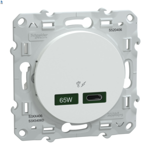 Conector USB Tipo-C Hembra de 1 Puerto para Sensor de Controlador PLC, Montaje Empotrado Recto, IP20, Nuevo y Original S520406 - Product Image 1