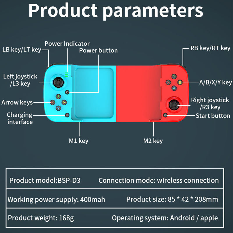 New Retractable Wireless Gaming Joypad Game - Image 6