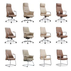 Conjunto de Muebles Modernos a Juego, Silla de <span class=keywords><strong>Oficina</strong></span> Ejecutiva de Cuero con Respaldo Alto, Silla de <span class=keywords><strong>Oficina</strong></span> Giratoria con Reposacabezas Ajustable y Reclinación Manual - Product Image 6