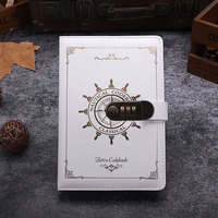 Carnet à spirales A5 en cuir rigide avec fermeture, pages écologiques, 100 feuilles rechargeables, idéal pour le bureau, l'école ou les affaires