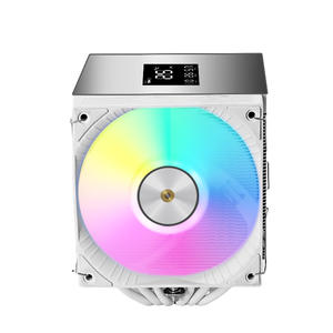 Refroidisseur de processeur double tour Wanmsile avec 6 caloducs, ventilateur ARGB et PWM de 130 mm - Compatible avec <span class=keywords><strong>Intel</strong></span> LGA <span class=keywords><strong>1700</strong></span>/<span class=keywords><strong>1200</strong></span>/115X et AMD AM5/AM4/X99 - Product Image 2