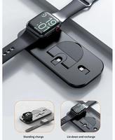 2024 tahun promosi terbaik lipat 3in1 dudukan pengisi daya nirkabel, bantalan pengisi daya Cepat nirkabel untuk iPhone,Airpods dan iWatch