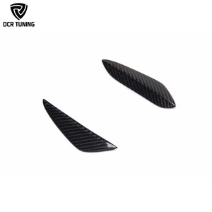 Canards de brouillard en carbone véritable CLA45 pour mercedes-benz classe <span class=keywords><strong>CLA</strong></span> W117 AMG <span class=keywords><strong>A45</strong></span> 2014-16 Kits de carrosserie automatique de séparateur de pare-chocs avant en Fiber de carbone - Product Image 5