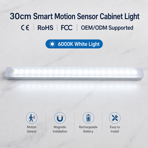 Modern <b>LED</b> Cabinet <b>Light</b> 5000K Daylight Matte Aluminum Surface Mounted High Brightness 25000H Lifespan 3-Year Warranty - Product Image 1