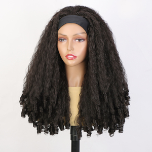 Perruque synthétique transparente à dentelle frontale française, bouclée <span class=keywords><strong>afro</strong></span>, ondulée, 24 pouces, pour femmes, avec pointes raides, résistante à la chaleur, densité 150 %, vente en gros - Product Image 1