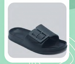 Sandali EVA Infradito con Cinturino Singolo e Fibbia, Punta Aperta, Tinta Unita, Estivi, Unisex, Taglia 25 - Product Image 4