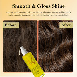 Produits capillaires <span class=keywords><strong>Juke</strong></span> en gros, huile d'argan 100% pure biologique, sérum capillaire lissant et réparateur pour perruques sèches et bouclées - Product Image 3