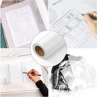 Película de PET Blanca para Plotter de Diseño y Dibujo de 36''*50m, Película para Impresión de Inyección de Tinta