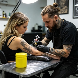 Crema de Lujo para Tatuajes para Estudios de Alta Gama y Spas de Lujo, con Logotipo y Empaque Personalizados - Product Image 1