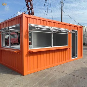 Conteneur modulaire préfabriqué en acier à assemblage rapide 20FT 40FT avec panneaux ondulés pour stand ou maison - Product Image 1