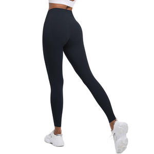 Legging de yoga taille haute sculptant le corps en Spandex, longueur cheville, pour fitness, avec effet ventre plat et rehaussement des fesses, ODM - Product Image 3
