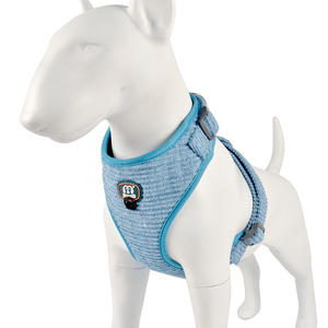 MIDEPET mewah Set tali kekang hewan peliharaan kualitas tinggi reflektif poliester langkah dapat disesuaikan dengan melarikan diri bukti gesper leher - Product Image 3