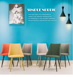 Laynsino Offre Spéciale <span class=keywords><strong>Chaise</strong></span> de restaurant d'hôtel au design simple et bon marché Chaises de salle à manger modernes en velours vert à pieds en métal - Product Image 3