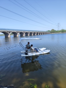 Catamarano SUP Gonfiabile Facile da Usare, Barca a Due Posti per Laghi e Oceani, Casa Galleggiante, Pontile Galleggiante - Product Image 6
