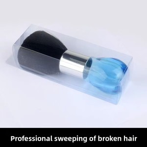 Barredora de cuello para niños de forma ovalada, cepillo de peluquería, herramienta de peluquería suave para quitar el polvo y barrer el cabello, hecha de nailon duradero - Product Image 3