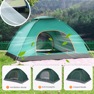 Tienda de campaña ultraligera <span class=keywords><strong>plegable</strong></span> para exteriores grande personalizada, tienda de campaña emergente glamping, tienda de campaña de lujo impermeable con cama - Product Image 4
