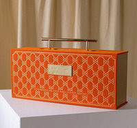 Boîte Cadeau en Velours Prête à l'Expédition avec Poignée pour Mariage, Festival ou Cérémonie – Idéale pour les Cérémonies de Mariage Romantiques