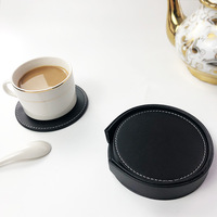 Sous-verres d'hôtel créatifs en polyuréthane de 10 cm, style moderne et minimaliste, personnalisables avec logo, vente en gros