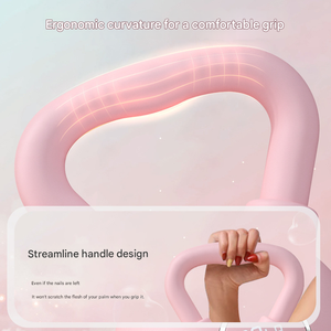 Nouvelle Kettlebell colorée en PVC respirant pour squats, haltères de <span class=keywords><strong>musculation</strong></span>, exercices de force, revêtement en poudre - Product Image 4