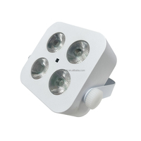 Haute qualité 4x18W LED intérieur RGBWA + UV 6in1 batterie puissance sans fil Par lumière pour mariage Dj fête