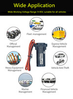 Traqueur gps étanche 4G Caché Mini IP67 Étanche Véhicules Voitures 4G GPS Tracking Device Remote Cut Off Oil engine Free App