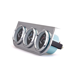 Kit 2 "52mm triplo calibro 3 in 1 voltmetro + misuratore di temperatura dell'acqua + manometro olio con sensore 1/8 NPT per la modifica del motore dell'auto - Product Image 3